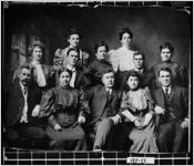 [Photograph of William Alfred McWhorter family, Franklin County, Georgia ca. 1890-1900]