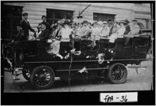 [Photograph of Carnesville citizens in sight-seeing bus, Washington, D.C., 1912]