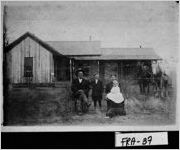 [Photograph of Cleveland Family at Home, Franklin County, Georgia, ca. 1890]