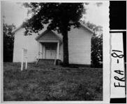 [Photograph of Indian Creek Baptist Church, Franklin County, Georgia, 1960 July]