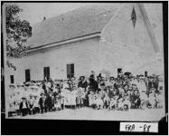 [Photograph of congregation at Middle River Baptist Church, Franklin County, Georgia, ca. 1905]