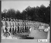 [Photograph of soldiers in front of tents, Fort McPherson, Fulton County, Georgia, 1917]