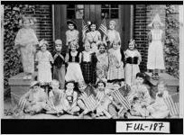[Photograph of participants in class play at John B. Gordon Elementary School, Atlanta, Fulton County, Georgia, 1936]