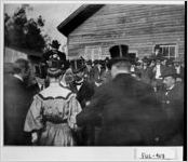 [Photograph of crowd gathered for President Theodore Roosevelt's visit, Roswell, Fulton County, Georgia, 1905 Oct.]