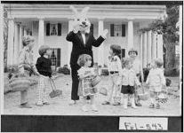 [Photograph of Easter Bunny with children, Roswell, Fulton County, Georgia, 1978]