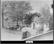 [Photograph of women on Cox College campus, College Park, Fulton County, Georgia, ca. 1900]