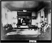 [Photograph of Cox College parlors, College Park, Fulton County, Georgia, ca. 1900]