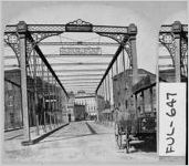 [Stereograph of Broad Street Bridge, Atlanta, Fulton County, Georgia, 1874]