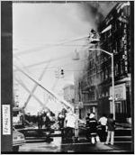 [Photograph of Jefferson Hotel fire, Atlanta, Fulton County, Georgia, 1980 Jun. 28]