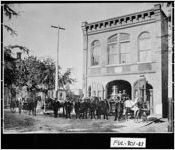 [Photograph of opening day ceremony of Fire Station No. 4, Atlanta, Fulton County, Georgia, 1887 Jun. 1]