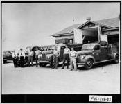 [Photograph of first fire station at airport, Atlanta, Fulton County, Georgia, ca. 1947-1949?]