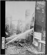 [Photograph of a fire]
