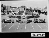 [Photograph of fire department vehicles, Atlanta, Fulton County, Georgia, 1975]
