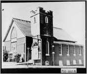 [Photograph of Second Building of East Point Presbyterian Church, East Point, Georgia, ca. 1950?]