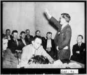 HONORABLE EUGENE TALMADGE SPEAKING TO A JURY IN GLASCOCK COUNTY IN JOHN SHERMAN HARRIS CASE IN 1939