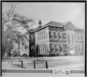 [Photograph of building in rear of Glynn Academy, Brunswick, Glynn County, Georgia, 1949]