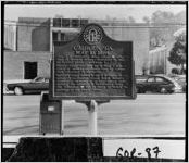 [Photograph of historical marker, Calhoun, Gordon County, Georgia, 1976]
