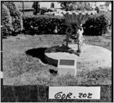 [Photograph of W. F. Bond Memorial Urn, Calhoun, Gordon County, Georgia, 1976]