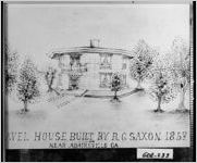 [R?]avel house built by R. G. Saxon 1857 near Adairsville, Ga.