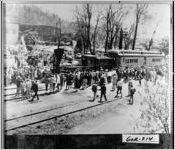 [Photograph of "The General," one of two locomotives involved in Andrews Raid in the Civil War, Calhoun, Gordon County, Georgia, ca. 1961-1962]