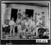 [Photograph of construction of a house, Plainville, Gordon County, Georgia, ca. 1900]