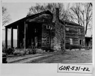 [Photograph of log home, Fairmount, Gordon County, Georgia, ca. 1980]
