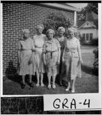 [Photograph of five sisters posing, Cairo, Grady County, Georgia, ca. 1958]