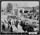 [Photograph of people watching the Christmas parade, Cairo, Grady County, Georgia, 1949]