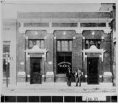 [Photograph of the exterior of Farmers State Bank, Whigham, Grady County, Georgia, ca. 1920]