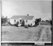 [Photograph of the exterior of a Farm Security Administration house, White Plains, Georgia, ca. 1934]