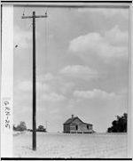 [Photograph of an isolated farmhouse, Greene County, Georgia, 1941]