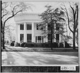 [Photograph of the exterior of the Davis-Evans home, Greensboro, Greene County, Georgia, 1963]