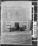 [Photograph of the exterior of Davis and Kimbrough Store with people in front, Greensboro, Greene County, Georgia, ca. 187-]