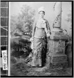 [Photograph of a dressed up woman posing, Greensboro, Greene County, Georgia, 1881 Oct. 22]