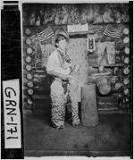 [Photograph of a man in cowboy costume posing, Georgia, ca. 1920]