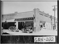 [Photograph of the exterior of the Standard Oil Products Company building, Greensboro, Greene County, Georgia, ca. 1937-1939?]