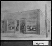 [Photograph of the exterior of Burnett's Store, Norcross, Gwinnett County, Georgia, ca. 1915-1920]
