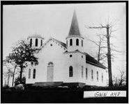 [Photograph of the exterior of the Methodist Church, Norcross, Gwinnett County, Georgia, ca. 1900-1939?]