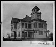 [Photograph of the city school, Lawrenceville, Gwinnett County, Georgia, ca. 1900]