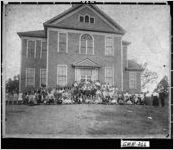 [Photograph of students in front of City School, Lawrenceville, Gwinnett County, Georgia, 1906]