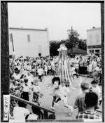 [Photograph of children participating in May Day celebration, Clarkesville, Habersham, Georgia, 1969]