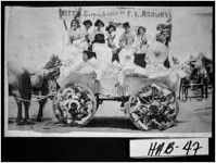 [Photograph of parade float, Clarkesville, Habersham County, Georgia, 1911]