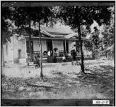 [Photograph of the Martin family in front of their home, Cornelia, Habersham County, Georgia, not before 1908]