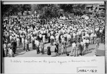 Fiddler's convention on the public square in Gainesville in 1951.
