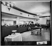 [Photograph of the interior of First National Bank, Gainesville, Hall County, Georgia, 1951]