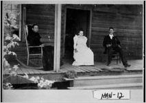 [Photograph of people seated on porch, Hancock County, Georgia, ca. 1900]