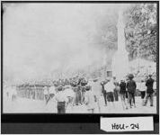 [Photograph crowd gathers at the dedication of the Confederate Monument, Perry, Houston County, Georgia, 1908 May 21]