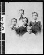 [Photograph of the Holtzclaw children, Houston County, Georgia]