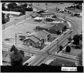 [Photograph of aerial view of the Bank of Perry and U.S. Post Office, Perry, Houston County, Georgia, 1978]