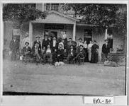 [Photograph of a group of boarders at the Boatright House, Bremen, Haralson County, Georgia, ca. 1905-1906]